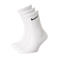 Nike Everyday Cushioned sportsokken - wit (set van 3)