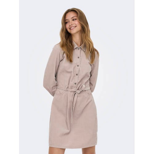 ONLY corduroy blousejurk beige afbeelding