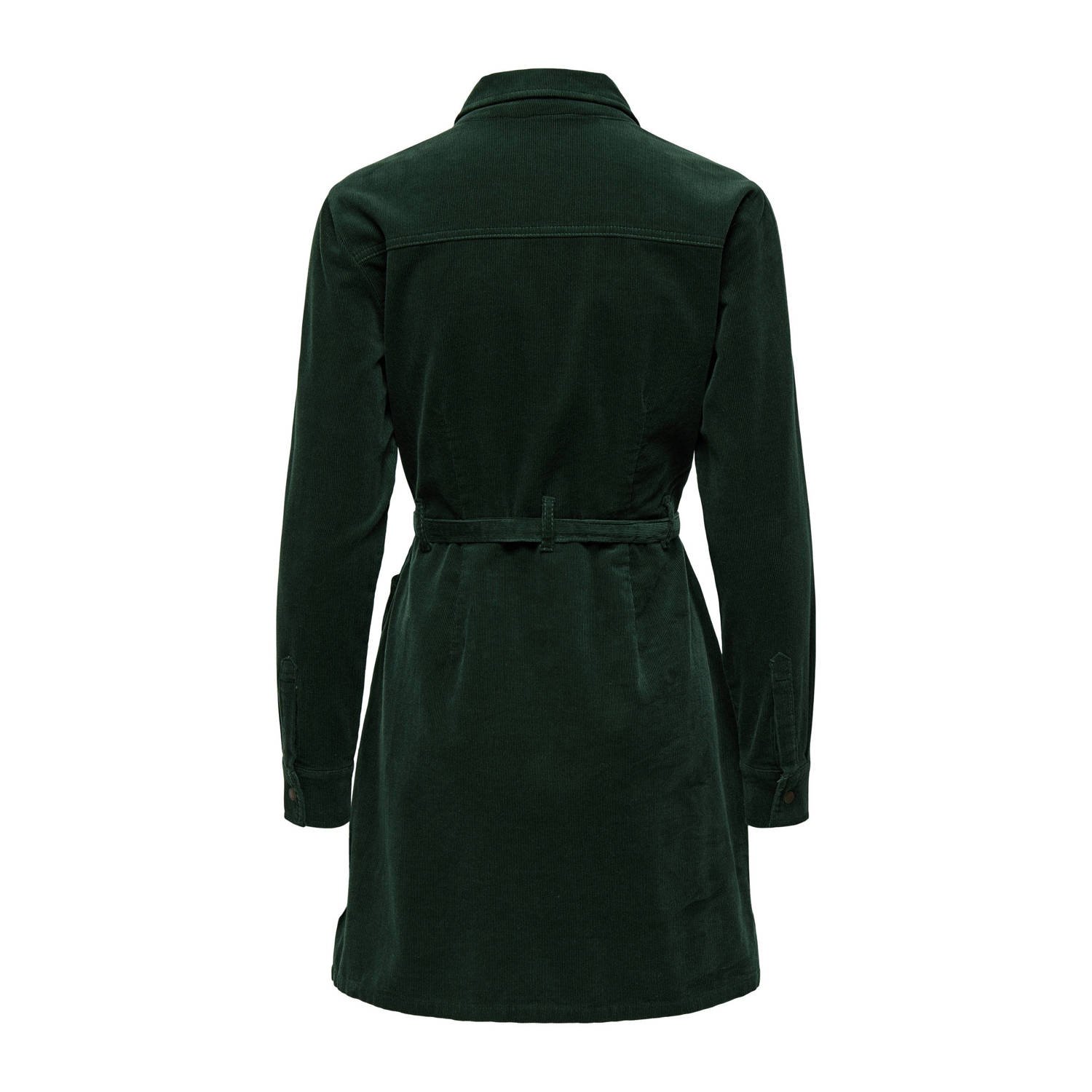 ONLY corduroy blousejurk donkergroen