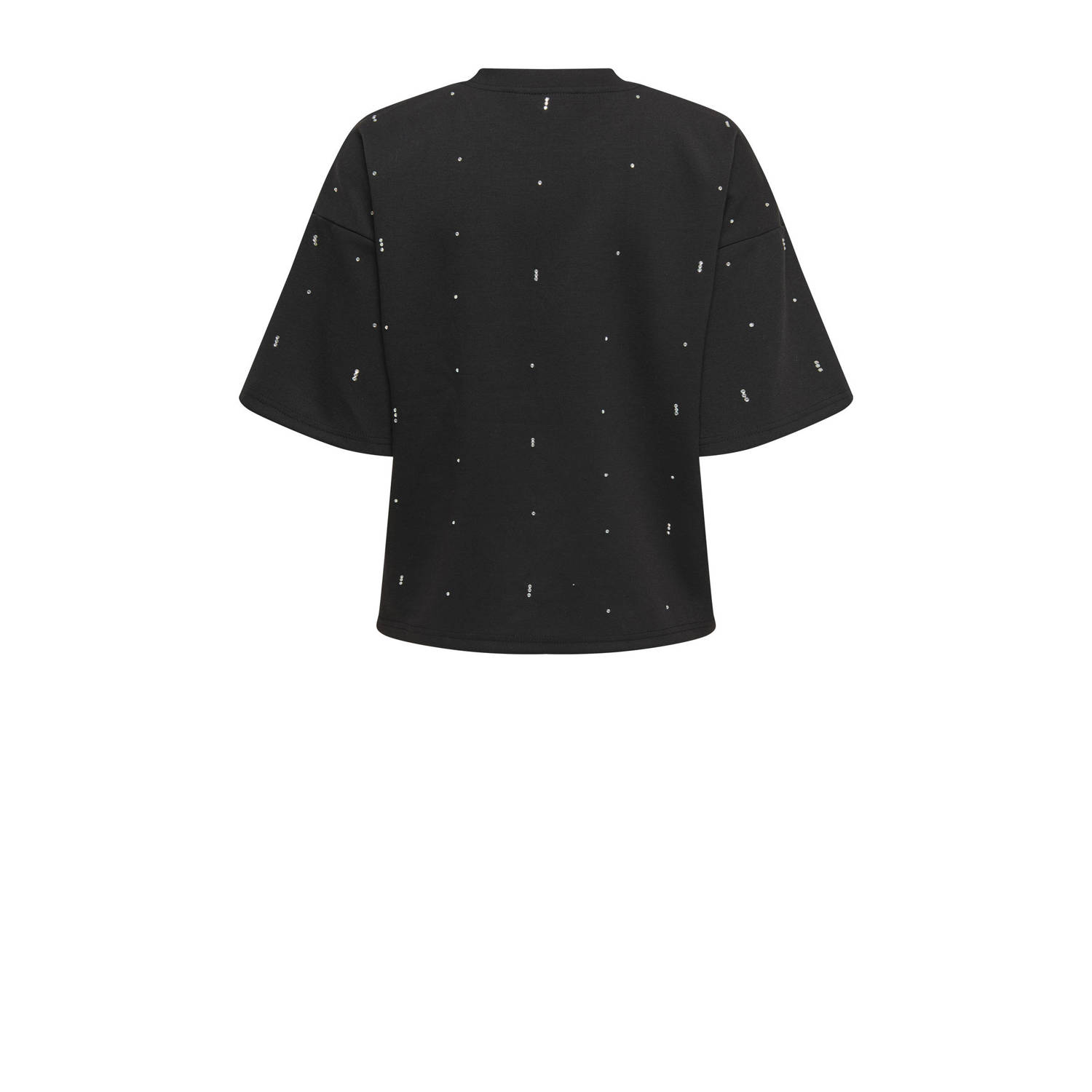 ONLY top zwart met glitter