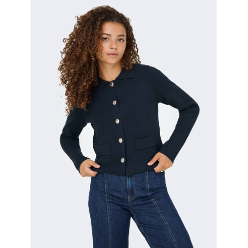 ONLY gebreid vest marine afbeelding