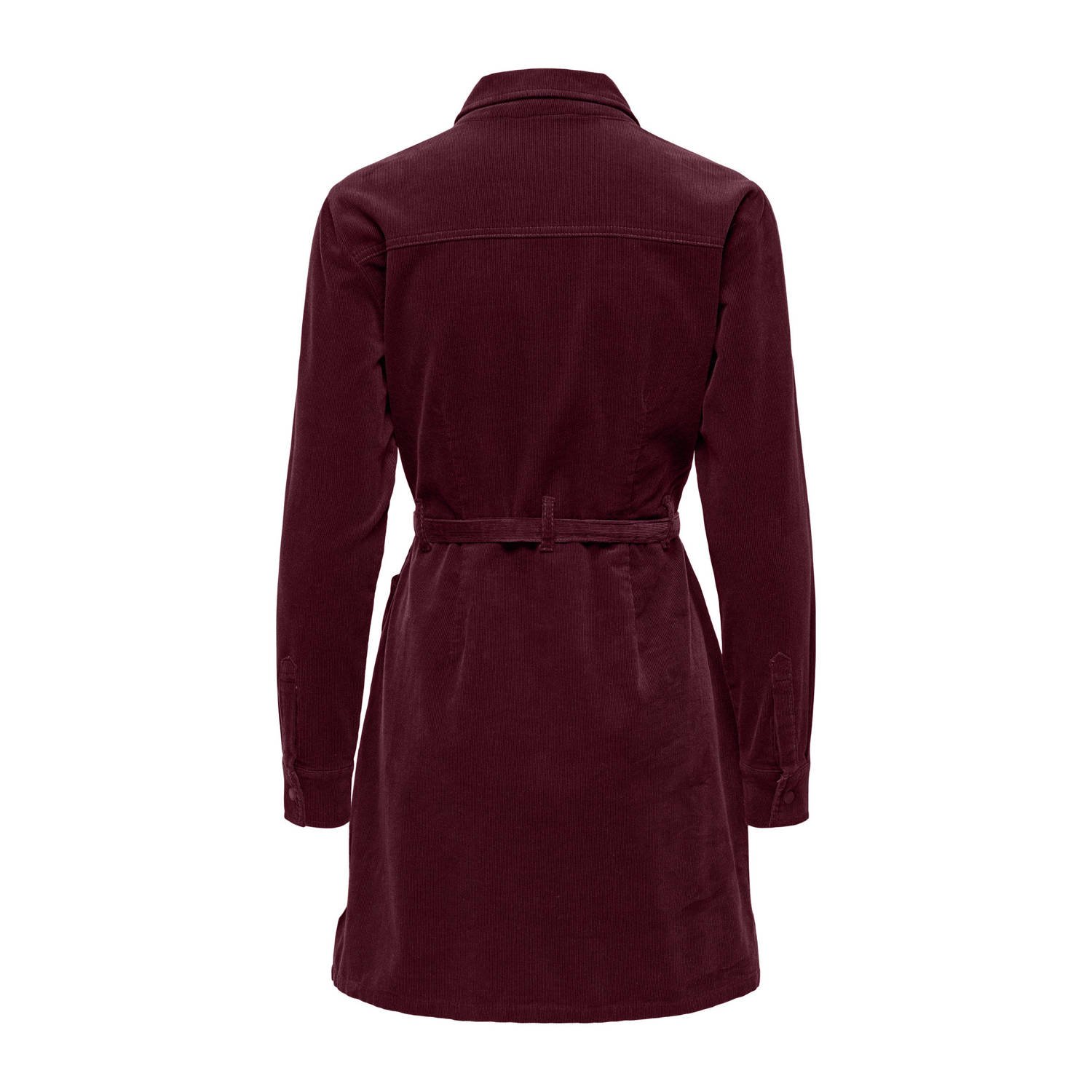 ONLY corduroy blousejurk donkerrood