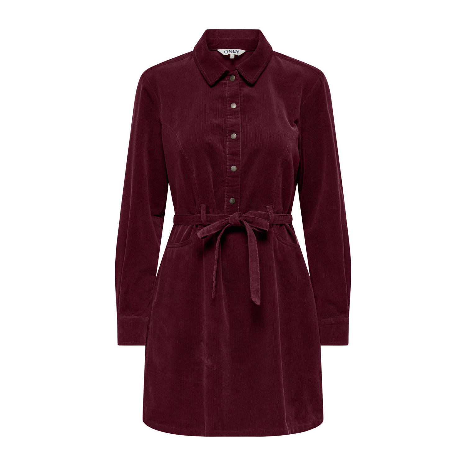 ONLY corduroy blousejurk donkerrood