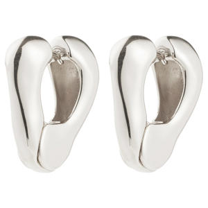 silver plated oorbellen Free