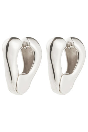 silver plated oorbellen Free