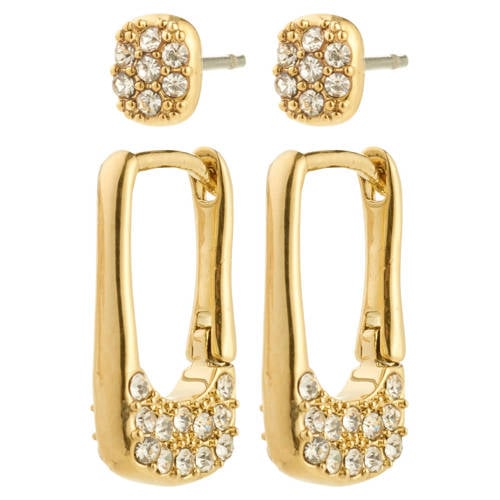 PILGRIM gold plated oorbellen Instant - set van 2 afbeelding