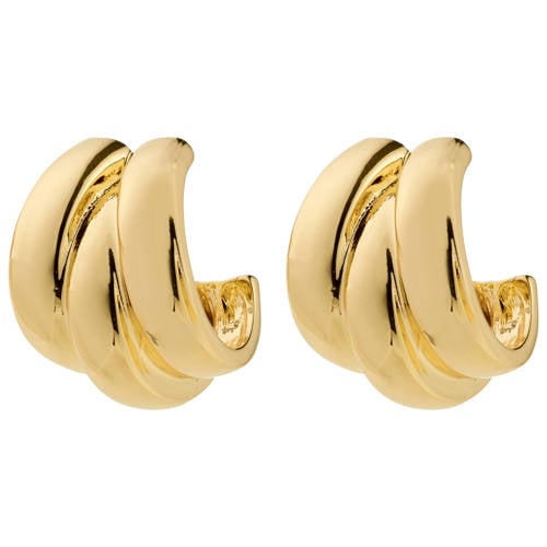 PILGRIM gold plated oorbellen Damia afbeelding