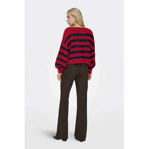 ONLY pullover rood gebreid afbeelding