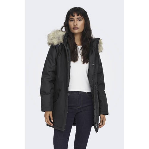 ONLY parka zwart afbeelding