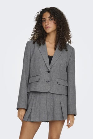 cropped blazer zwart