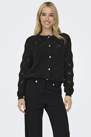 cardigan zwart gebreid