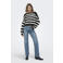 ONLY pullover zwart gebreid