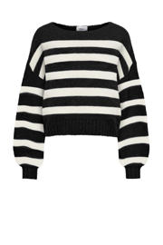 thumbnail: ONLY pullover zwart gebreid