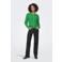 ONLY gebreid vest met wol groen