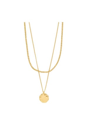 gold plated ketting Declan - set van 2