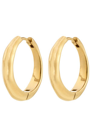 gold plated oorbellen Harrison