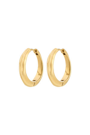 gold plated oorbellen Harrison