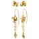 PILGRIM gold plated oorbellen Luis (set van 2)