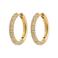 PILGRIM gold plated oorbellen Tatum