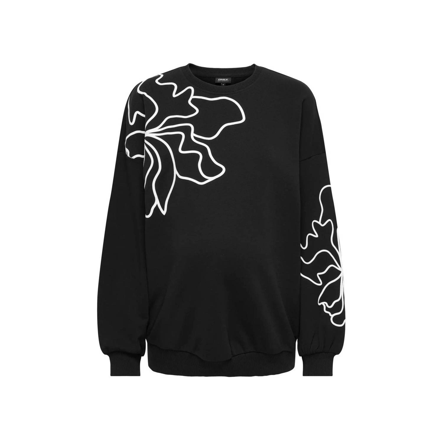 ONLY MATERNITY zwangerschaps sweater zwart