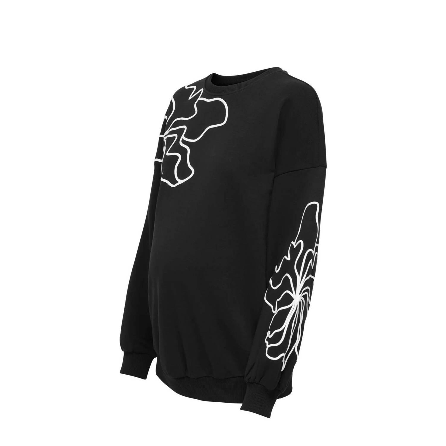 ONLY MATERNITY zwangerschaps sweater zwart