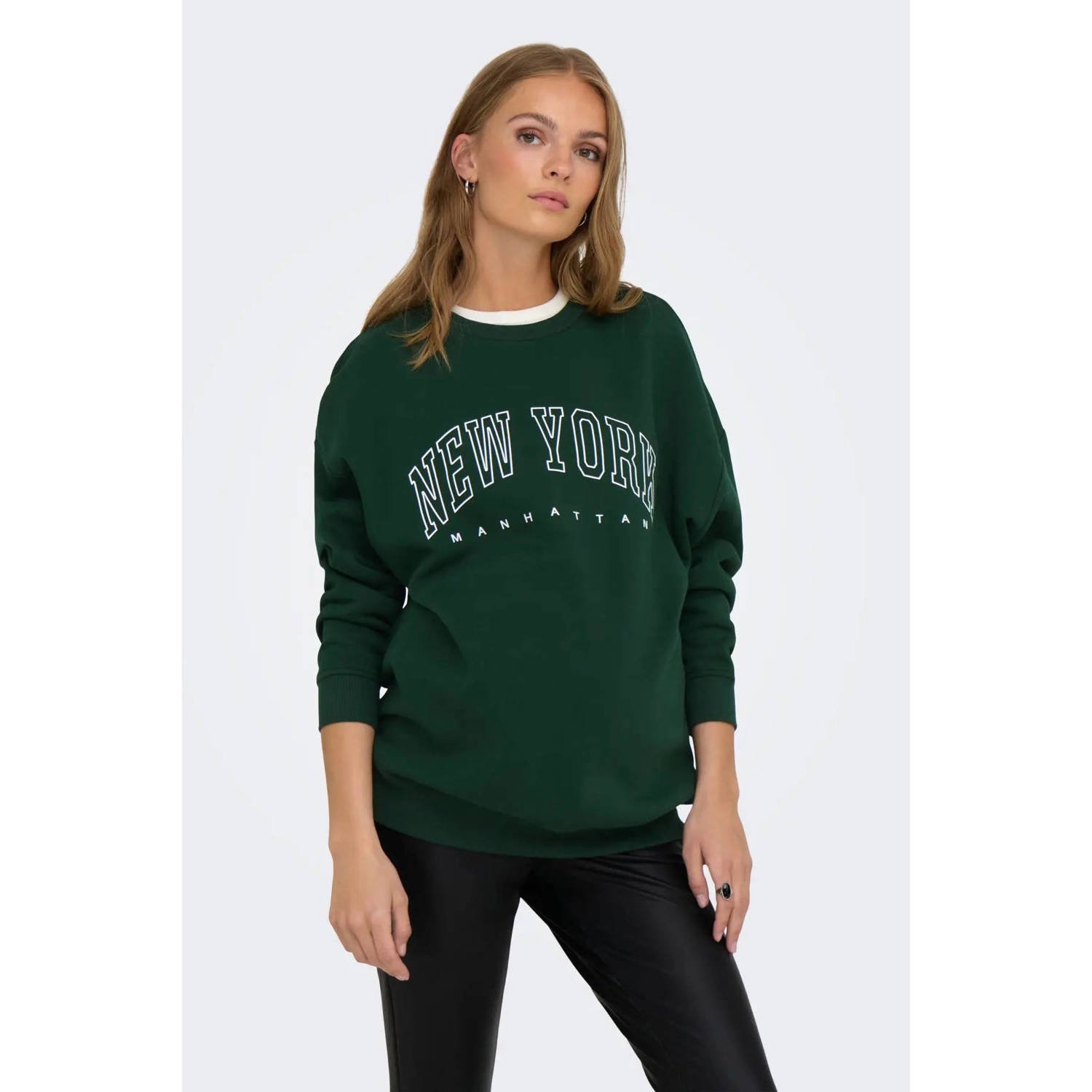 ONLY MATERNITY zwangerschaps sweater groen