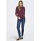 ONLY MATERNITY zwangerschaps sweater donkerrood