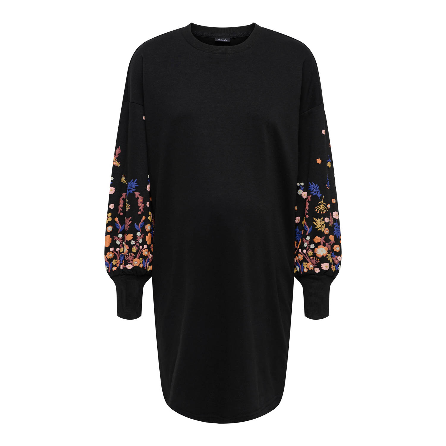ONLY MATERNITY zwangerschaps sweatjurk zwart