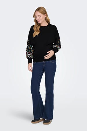 zwangerschaps sweater zwart