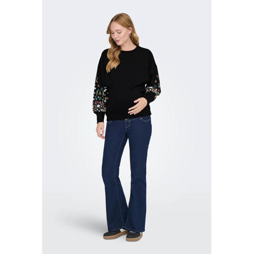 ONLY MATERNITY zwangerschaps sweater zwart afbeelding
