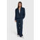 Alix the Label cropped blazer donkerblauw