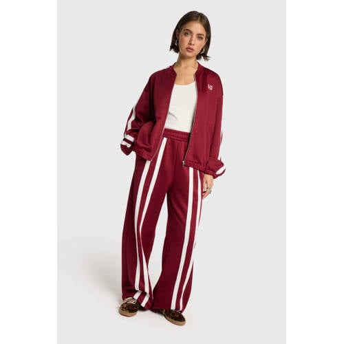 Alix the Label high waist broek donkerrood afbeelding
