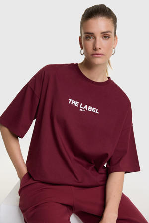 T-shirt donkerrood