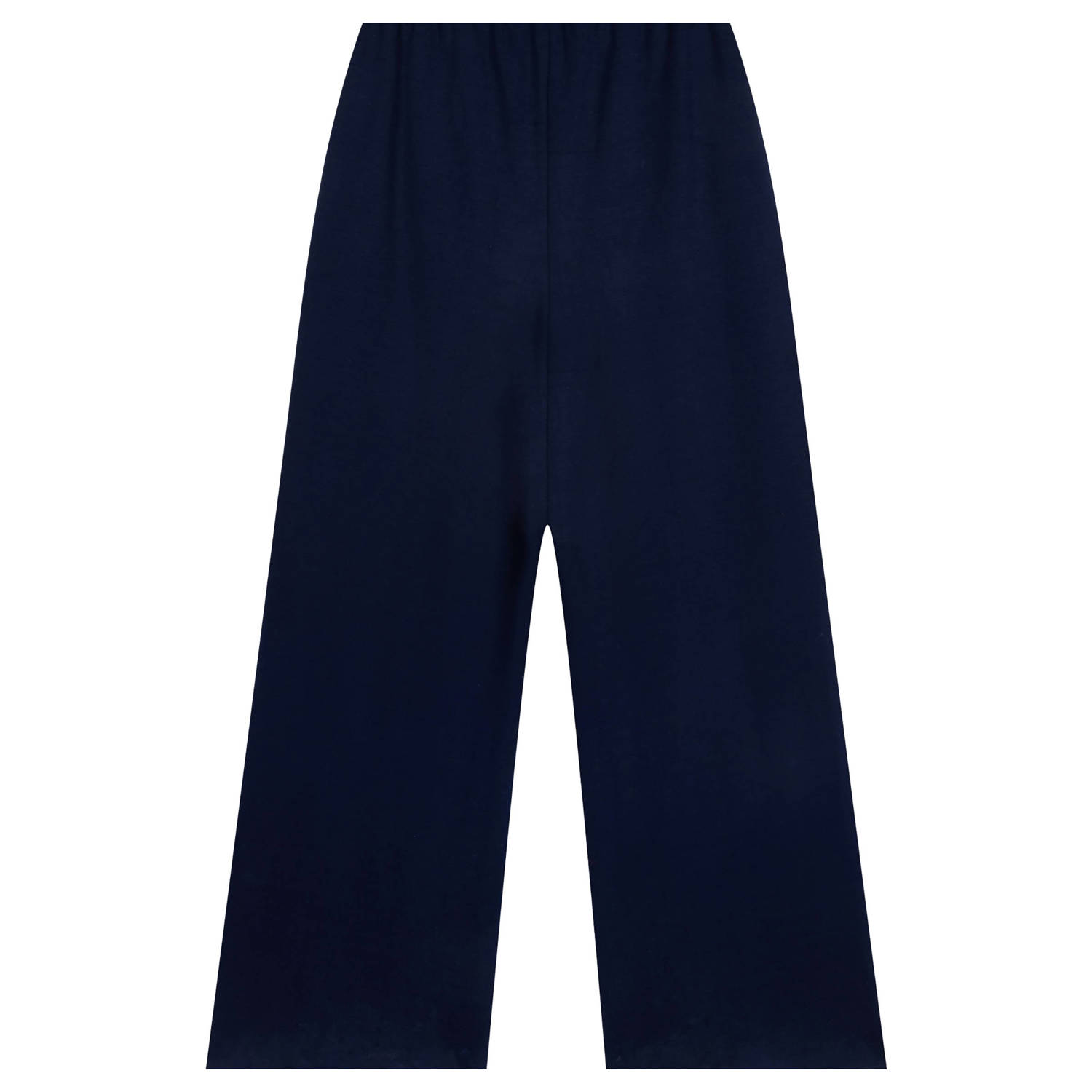 Alix the Label wide leg high waist broek donkerblauw