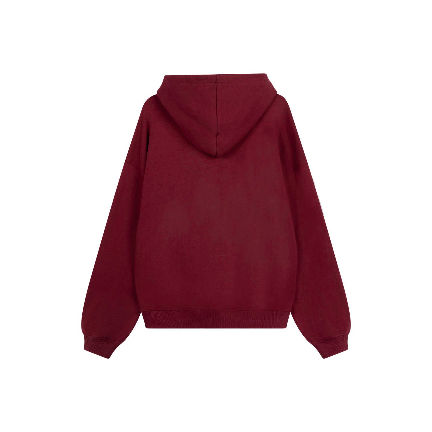 Alix the Label hoodie donkerrood