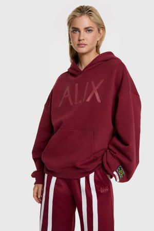 hoodie donkerrood