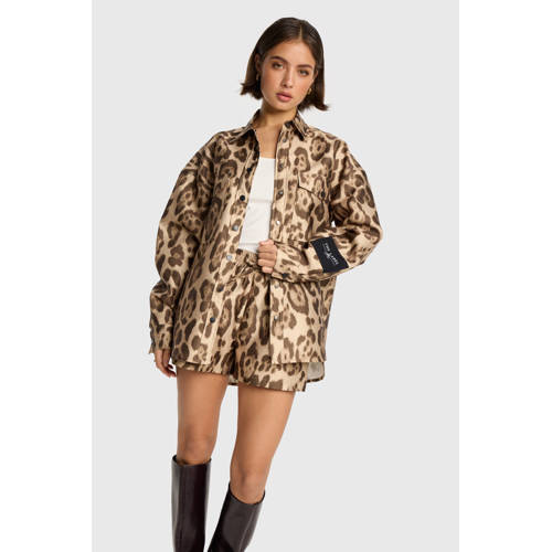 Alix the Label blouse bruin afbeelding