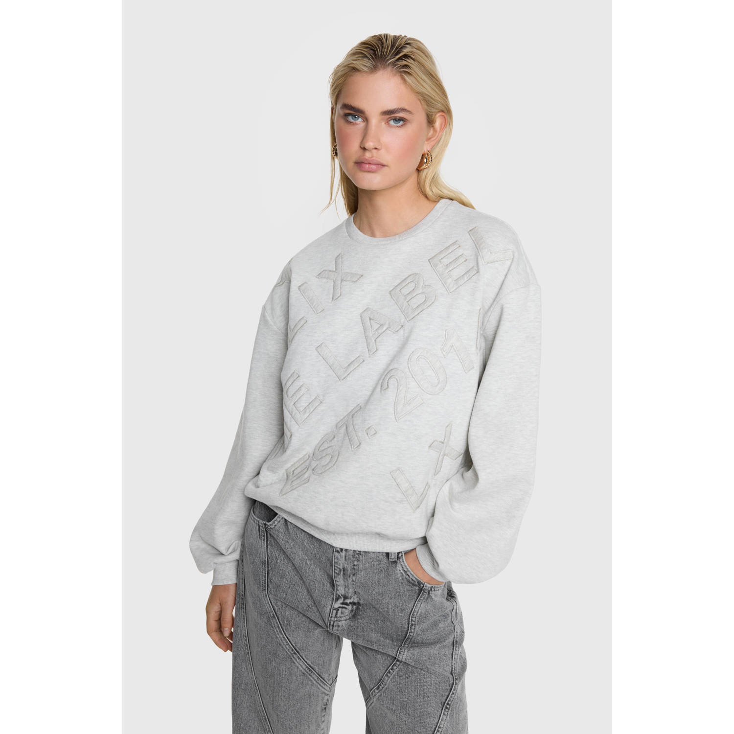 Alix the Label sweater grijs