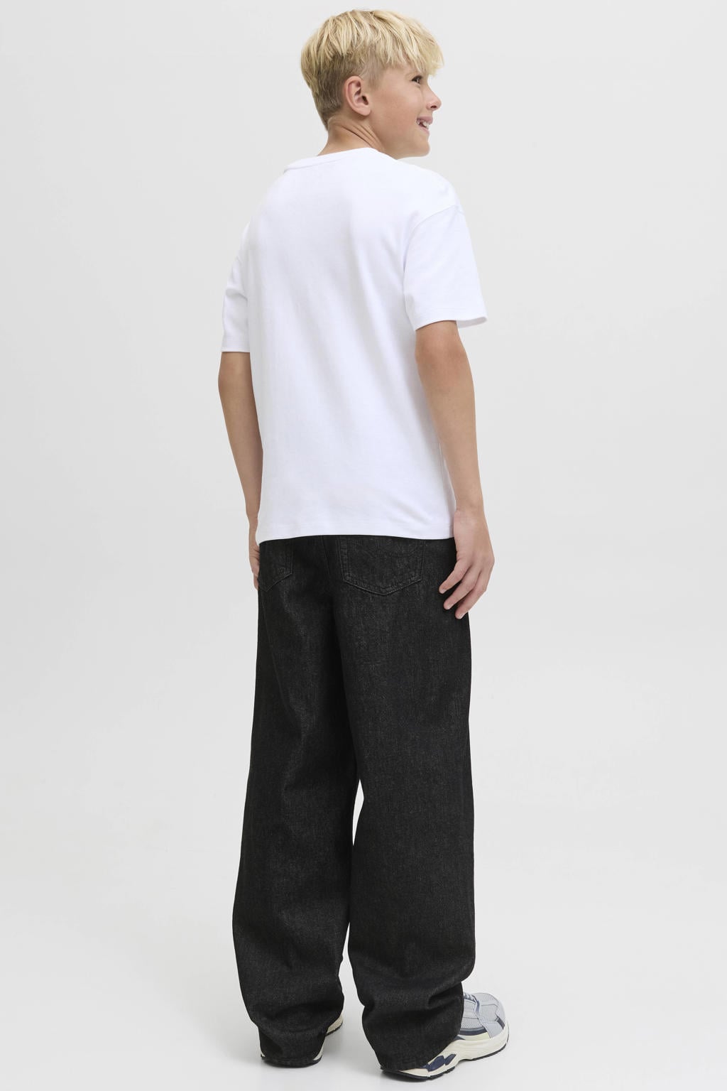 JACK & JONES JUNIOR baggy waist baggy jeans black denim