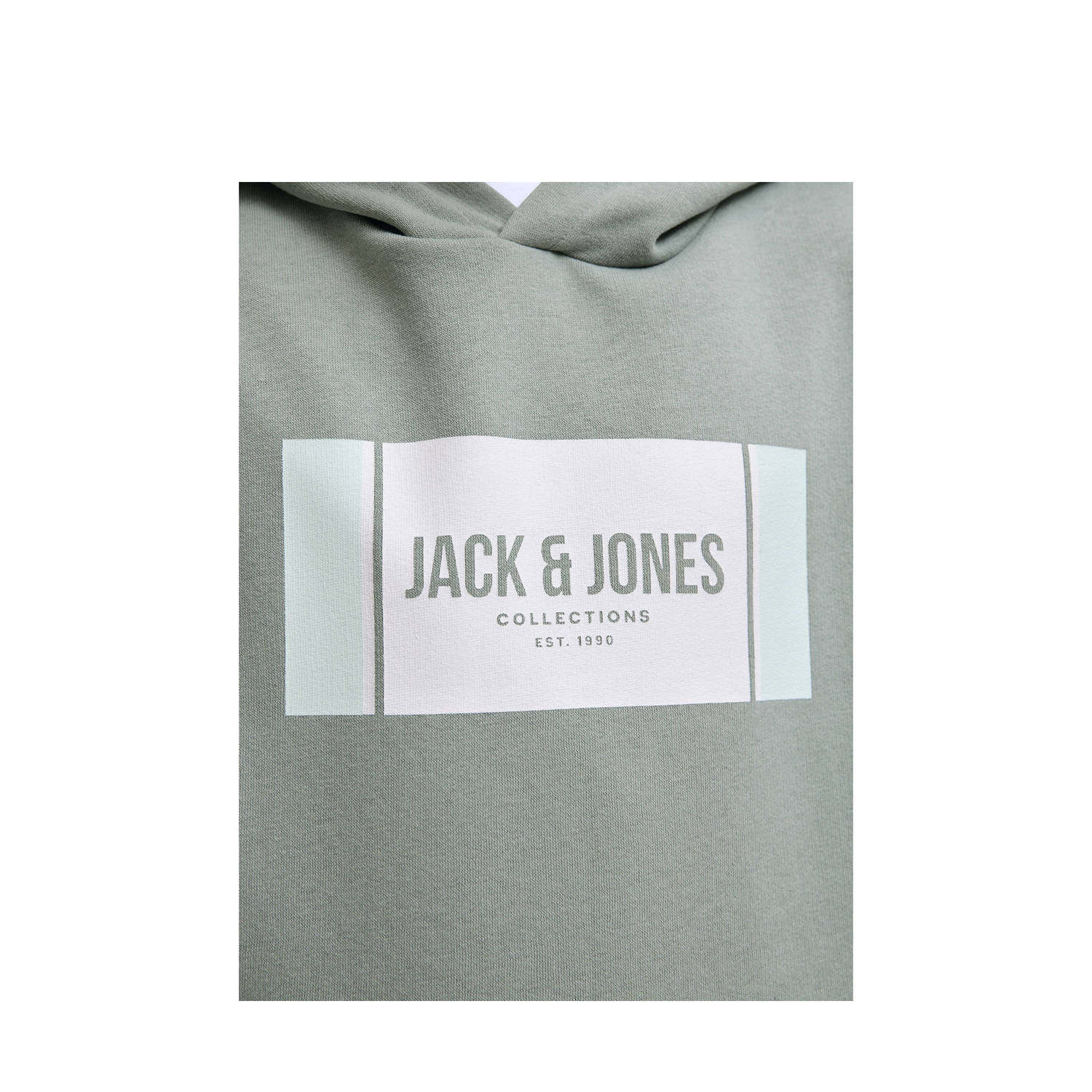 JACK & JONES JUNIOR hoodie lichtgroen
