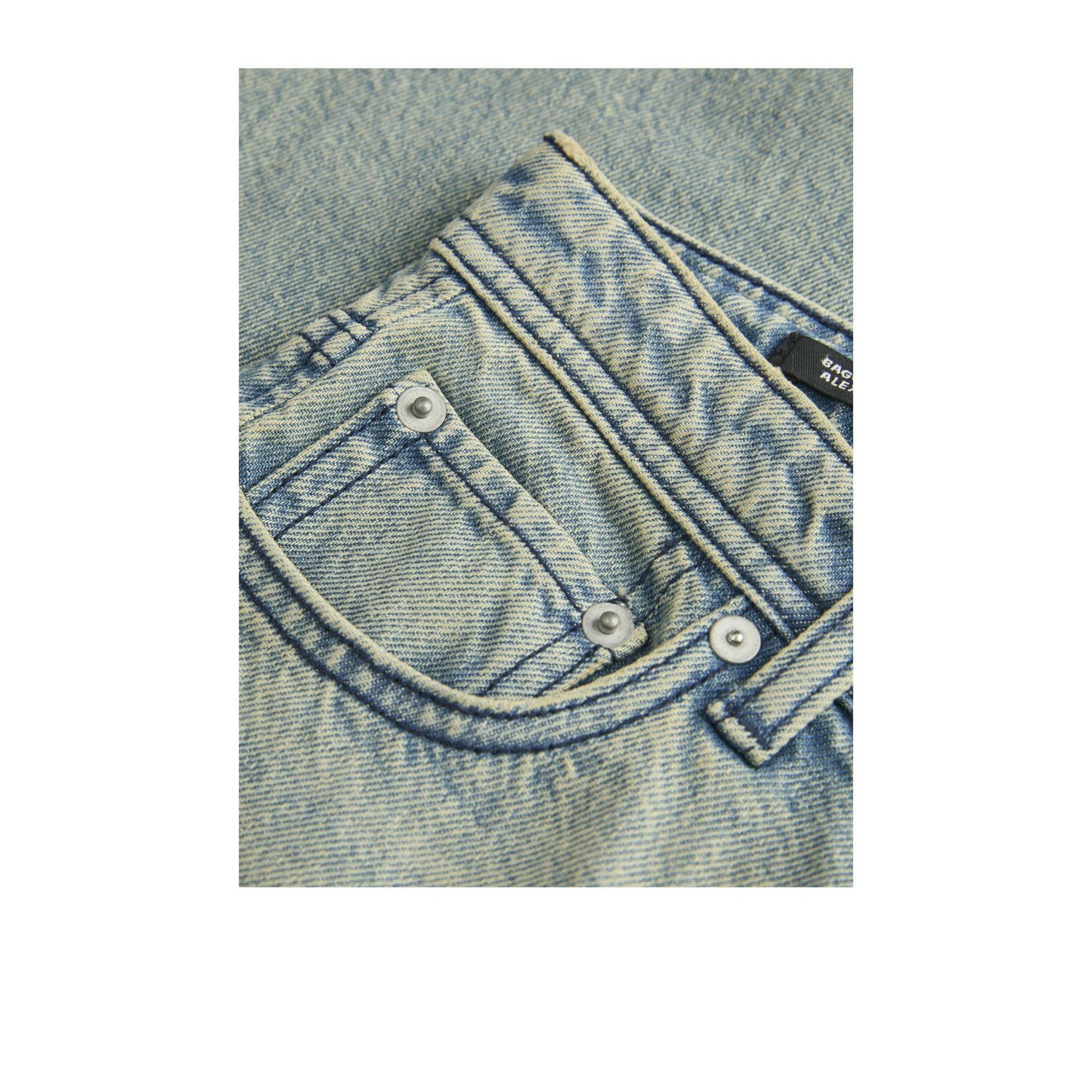 JACK & JONES JUNIOR baggy  waist baggy jeans medium blue denim