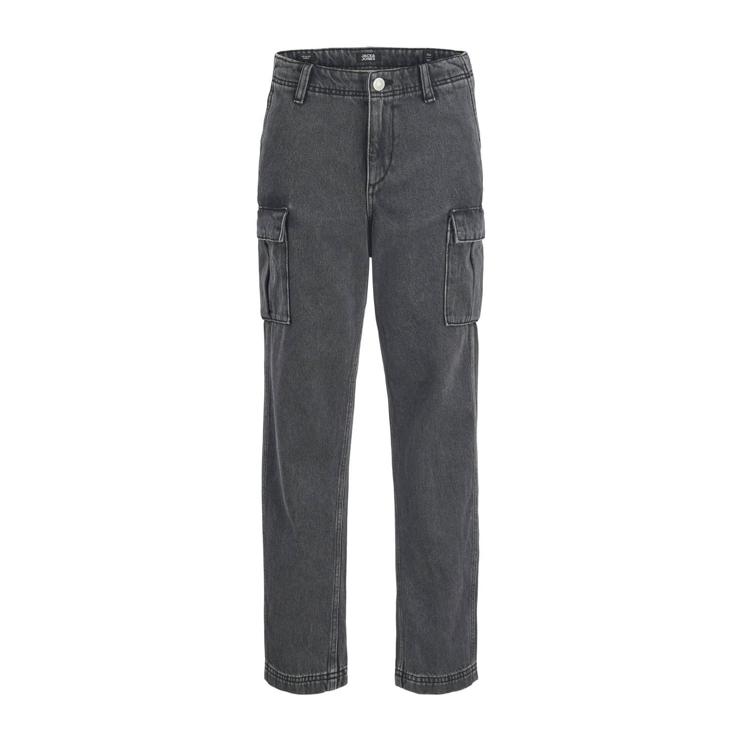 JACK & JONES JUNIOR relaxed cargo jeans black denim