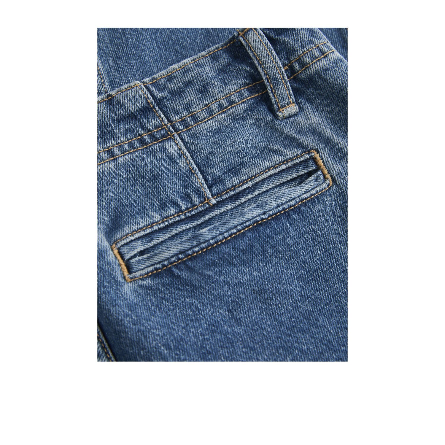 JACK & JONES JUNIOR relaxed cargo jeans dark blue denim