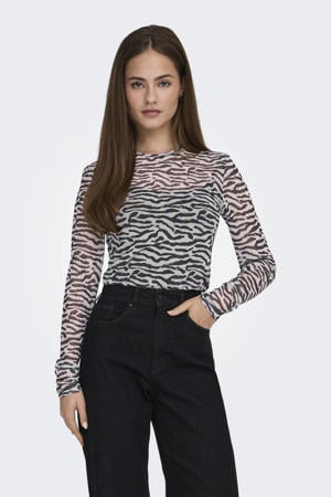 mesh top zwart