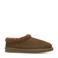 Manfield suède pantoffels bruin