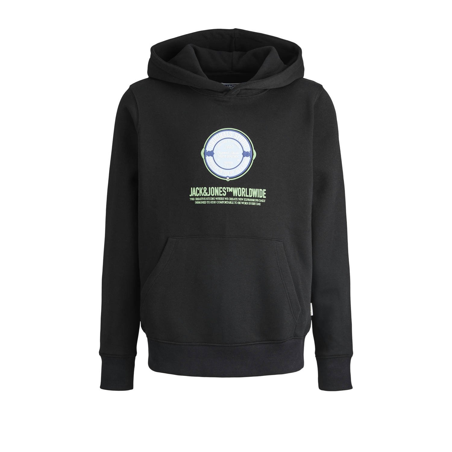 JACK & JONES JUNIOR hoodie zwart