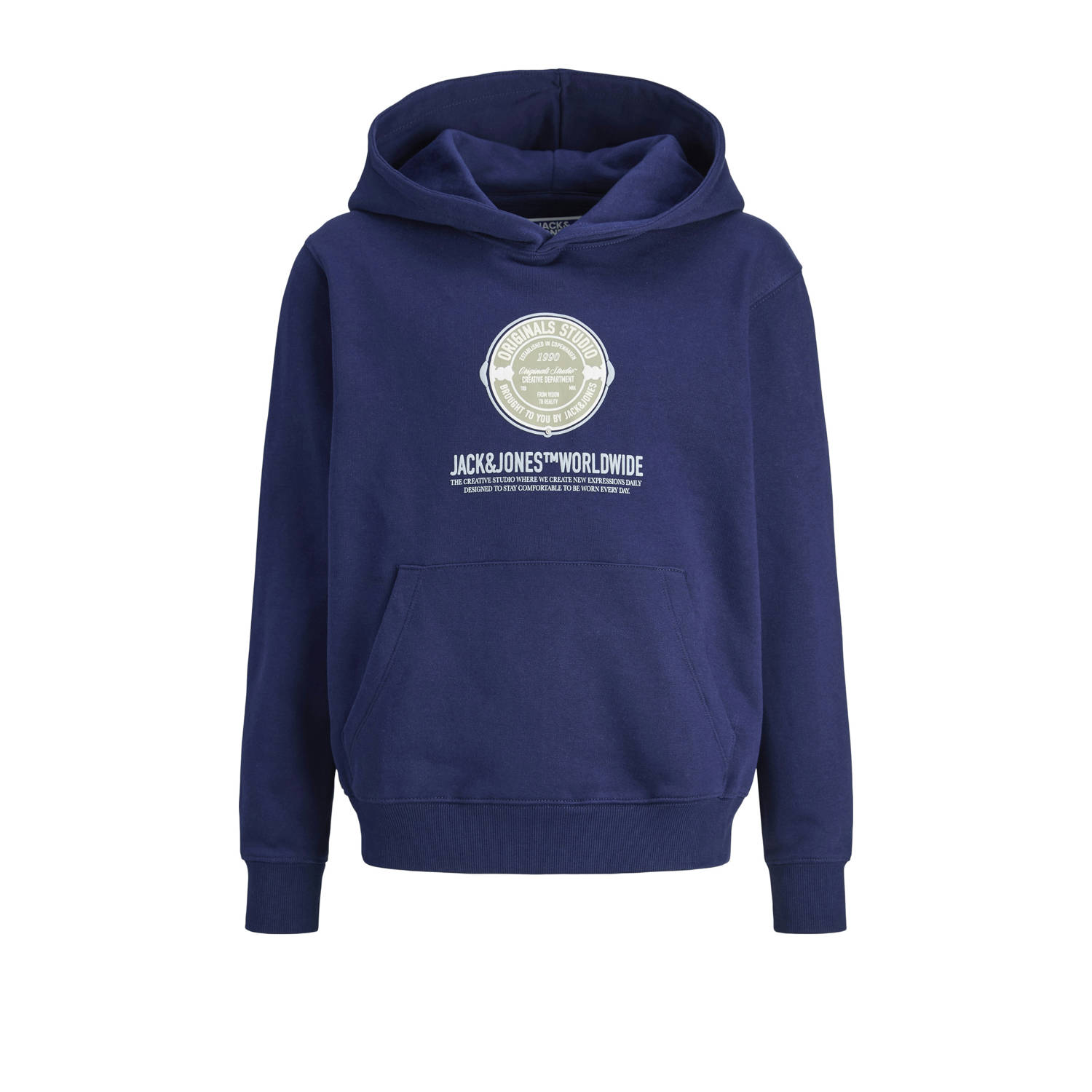 JACK & JONES JUNIOR hoodie donkerblauw