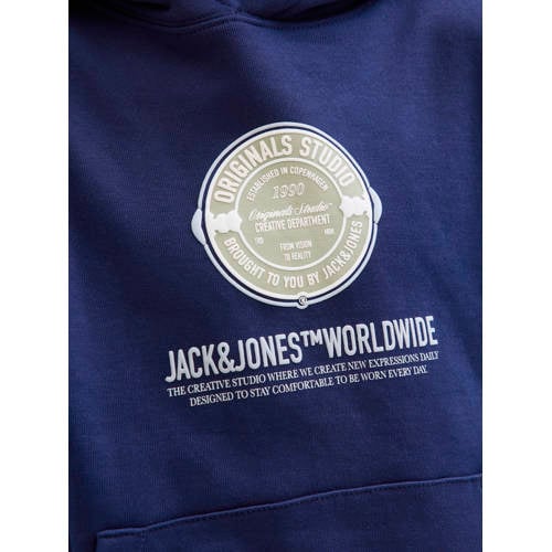JACK & JONES JUNIOR hoodie donkerblauw afbeelding