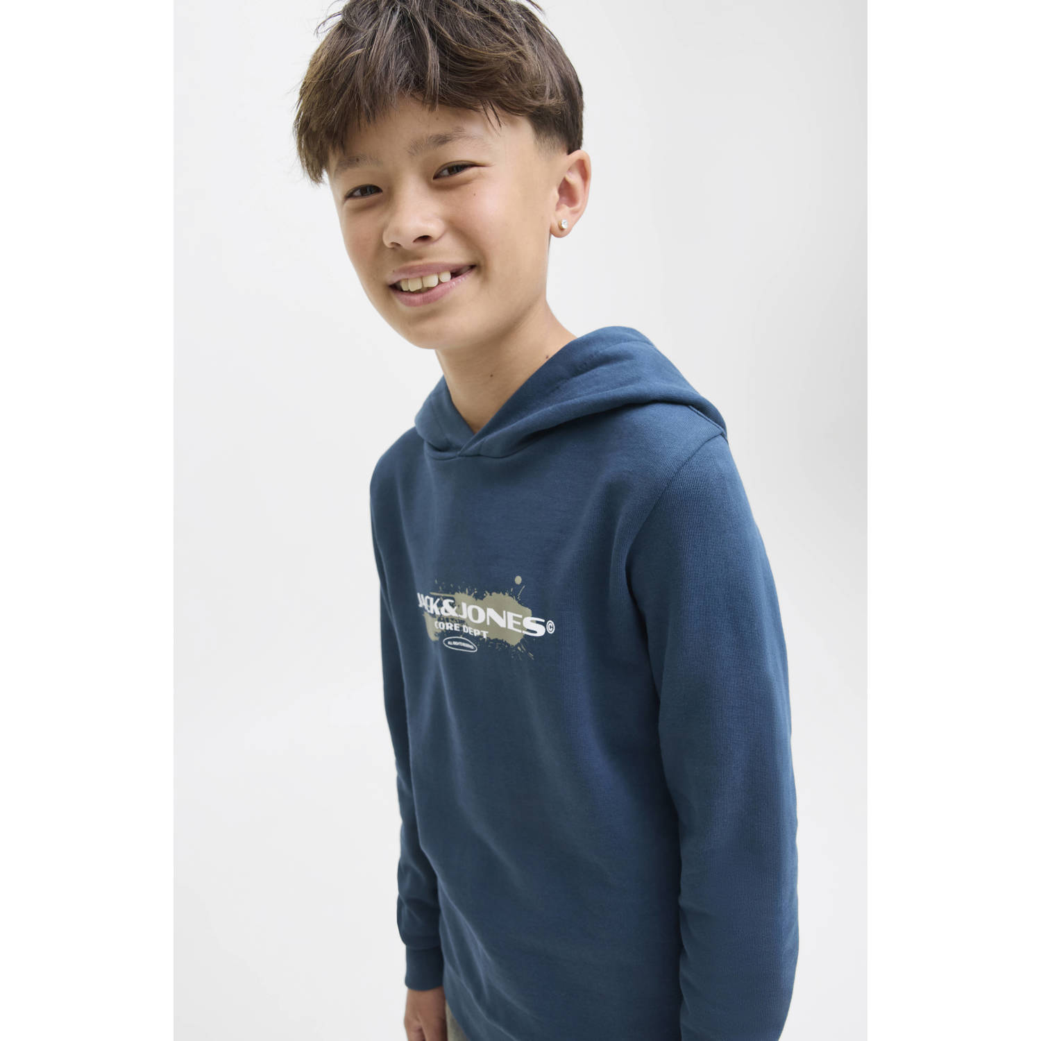JACK & JONES JUNIOR hoodie blauw