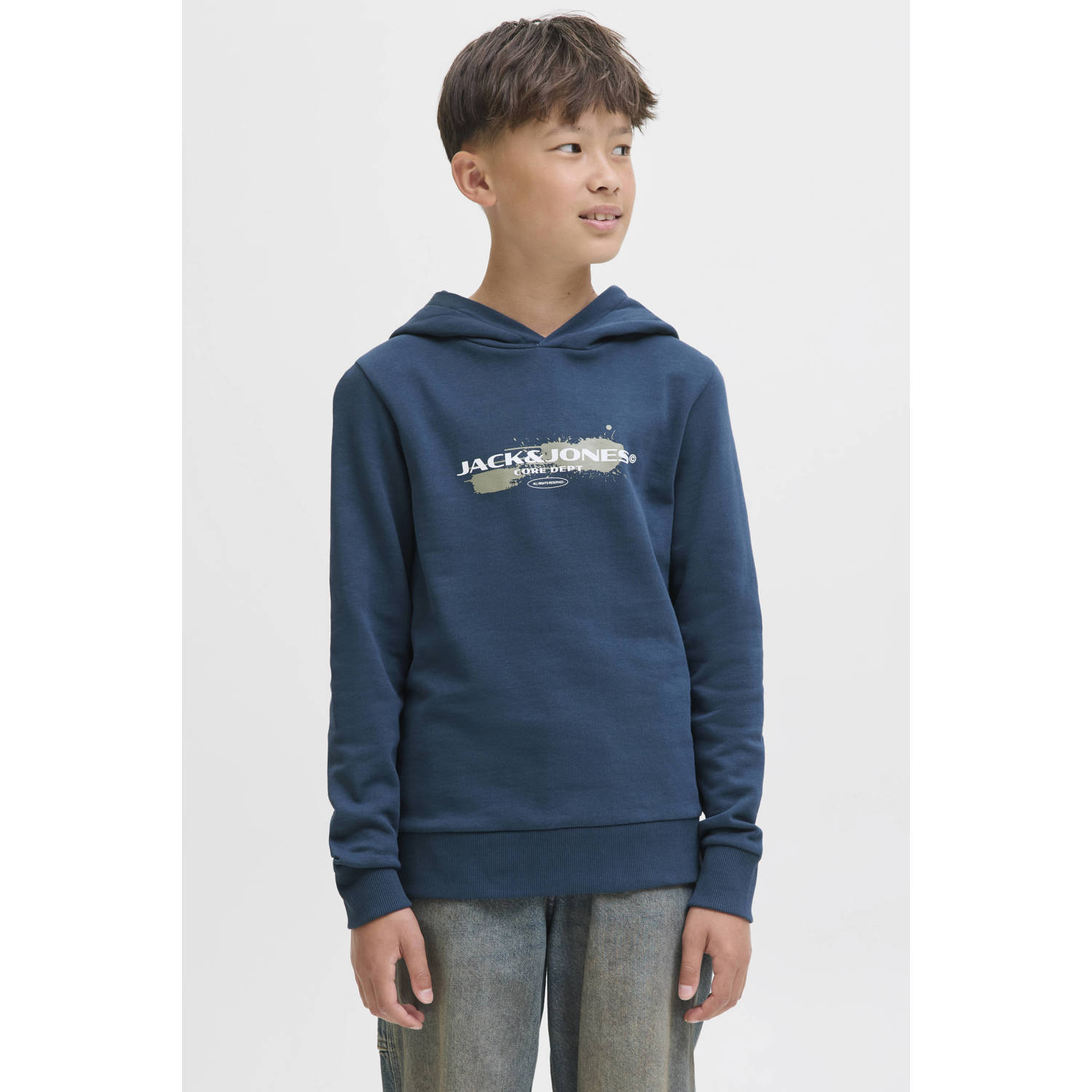 JACK & JONES JUNIOR hoodie blauw
